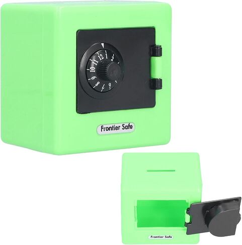 Safe Coin Cash Banks, Stylish Simple Money Saving Box Coin Slot Invariable Password Coded Lock for Daily Use(Green) in Saudi Arabia