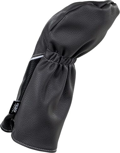 غطاء رأس IZZO Golf Premium Driver رمادي/أسود - غطاء رأس متين لسائقي الجولف من جلد البولي يوريثان in Saudi Arabia