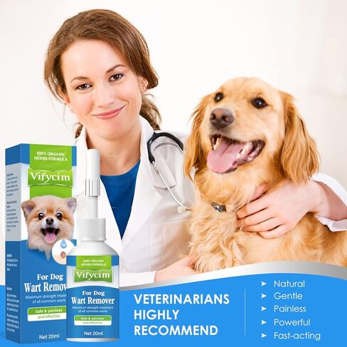 مزيل ثآليل الكلاب من فيفيسيم، علاج إزالة ثآليل الكلاب يزيل بسرعة علامات الجلد والثآليل للكلاب، لا يسبب ضررًا ولا يسبب الألم، مزيل علامات جلد الكلاب in Kuwait