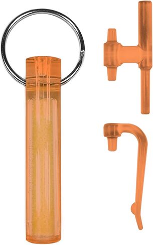 GEAR AID Ni Glo، سلسلة مفاتيح متوهجة مقاس 2 بوصة للتخييم والغوص والصيد الليلي in Kuwait