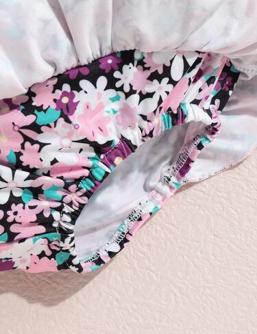 oklady Baby Girl Clothes Romper Top Floral Short with Headband Cute Summer Baby Girl Outfits 3Pcs Clothing Sets in Kuwait