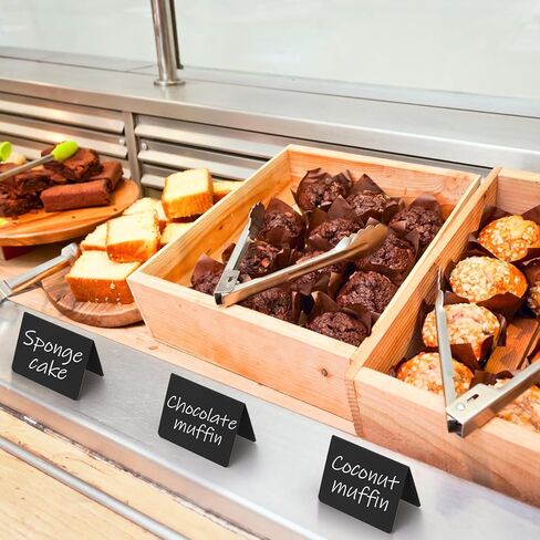 Tosnail 30 Pack 4 x 3 Inches Mini Chalkboard Signs, Food Labels, Retail Display, Small Chalkboard Labels for Retail Display, Special Events, Party Buffet in Kuwait