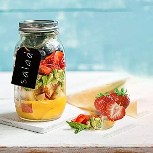 15 Pack Chalkboard Tags Hanging Mini Wooden Chalkboard Tags with String Twine for Baskets Storage Bins, Hanging Chalkboard Labels, Double Sided in Kuwait