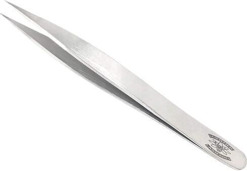 Scientific Labwares Stainless Steel General Purpose Forceps with Straight Strong Tips (4.5 in. (115mm), Smooth Tips and Handle) in Kuwait