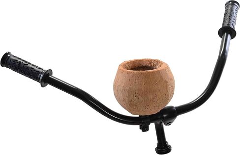 Cruiser Candy Coconut Bicycle Drink Holder, Can Holder, EBike Coffee Cup Holder, Bike Cell Phone Holder Beach Cruiser Water Bottle Holder. 100% Natural Hand Carved Sizes Vary (Flowers) in Saudi Arabia