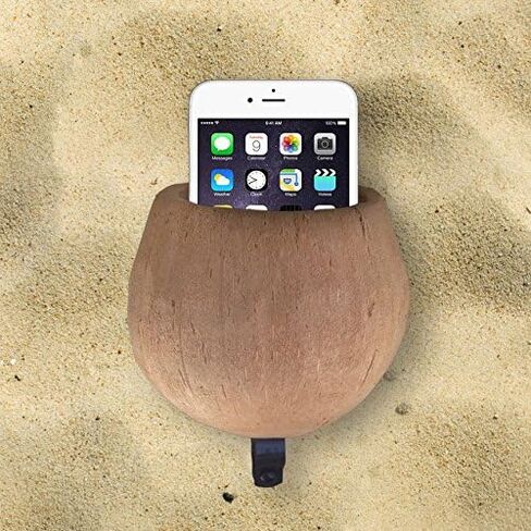 Cruiser Candy Coconut Bicycle Drink Holder, Can Holder, EBike Coffee Cup Holder, Bike Cell Phone Holder Beach Cruiser Water Bottle Holder. 100% Natural Hand Carved Sizes Vary (Flowers) in Saudi Arabia