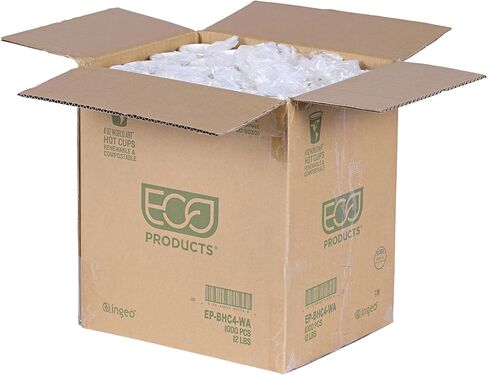 ECO PRODUCTS Recycled Coffee Cup Sleeves, Case Of 1300, Fits 10-20oz Hot Cups, Compostable, 100% Recycled Content With Up To 85% Post-Consumer Waste in Kuwait