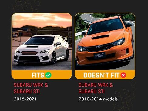 الملحقات الخارجية - قضيب دعامة أمامي من الألومنيوم متوافق مع طلاء سوبارو WRX STI باللون الأصفر النيون موديل 2015-2021 in Saudi Arabia