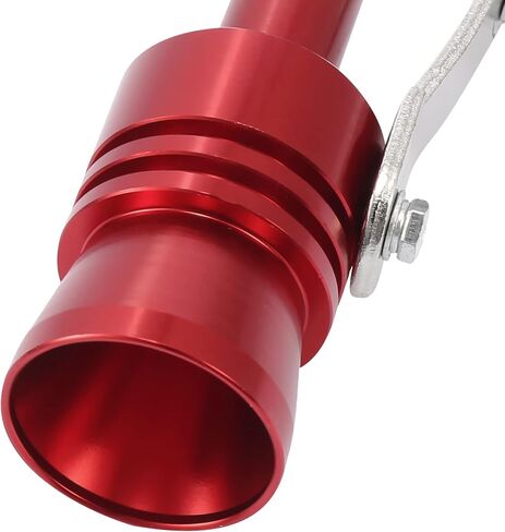X AUTOHAUX 2pcs XL Size Car Turbo Whistle Aluminum Alloy Universal Turbo Sound Exhaust Muffler Pipe Whistle Car Roar Maker Blue in Saudi Arabia