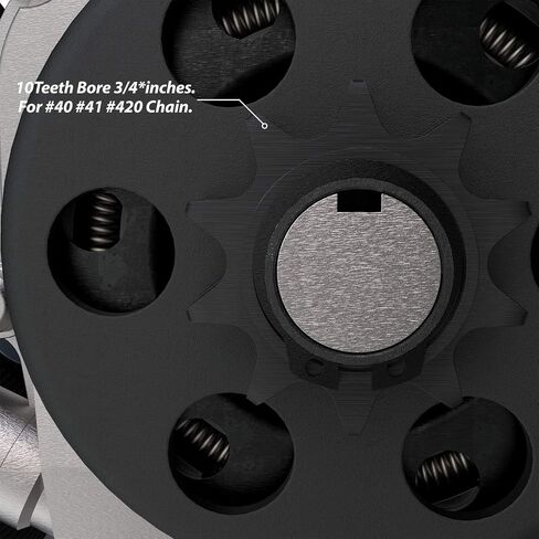1PZ BA5-10T قابض طرد مركزي 3/4 "تتحمل 10T #40/41/420 سلسلة لـ Go Kart جزازة العشب دراجة صغيرة Baja MB165 MB200 6.5HP ترقية المفترس 212 in Saudi Arabia