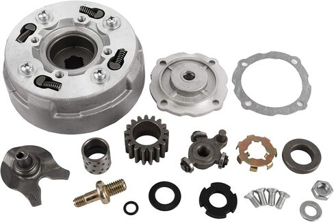 AuInLand Clutch Assembly 17 Teeth Fit For Auto 50cc-125cc Engine Dirt Bikes ATV Go-Kart Taotao Kazuma in Kuwait