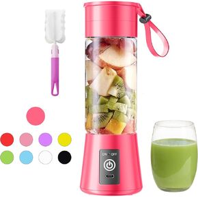 خلاط لاسلكي محمول بحجم شخصي - خلاط جديد مطور لعام 2025 للمخفوقات والعصائر مع كوب عصير خالٍ من BAP سعة 13 أونصة، قابل لإعادة الشحن عبر USB ومعصور حديثًا للنزهة/الرياضة/المكتب in Kuwait