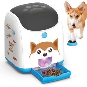 Dog Puzzle Feeder Toy – Remote Control Automatic Treat Dispenser with Light, Interactive IQ Training Slow Feeder, Large Capacity for All Dog Breeds in Saudi Arabia