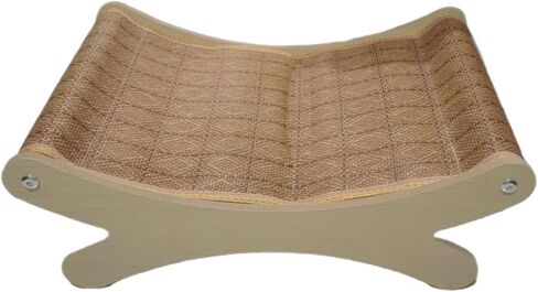 Raised Cat Sofa Bed Indoor Cats Lying Couch Kitten Scratching Bed Plush Lounger Furniture- Polyester in Saudi Arabia