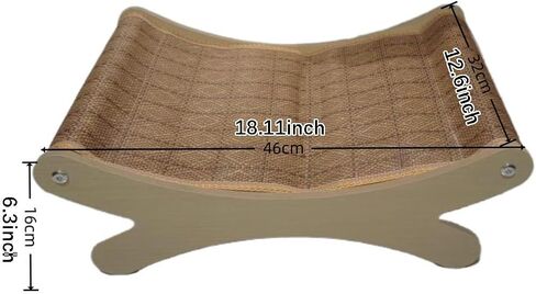 Raised Cat Sofa Bed Indoor Cats Lying Couch Kitten Scratching Bed Plush Lounger Furniture- Polyester in Saudi Arabia