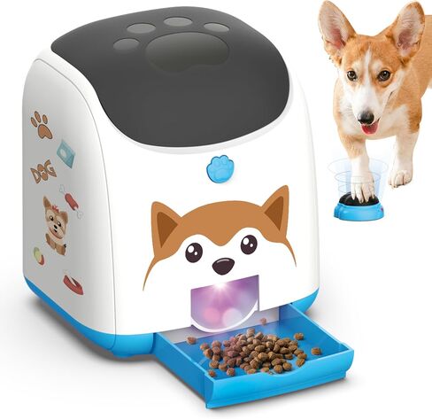 Dog Puzzle Feeder Toy – Remote Control Automatic Treat Dispenser with Light, Interactive IQ Training Slow Feeder, Large Capacity for All Dog Breeds in Saudi Arabia