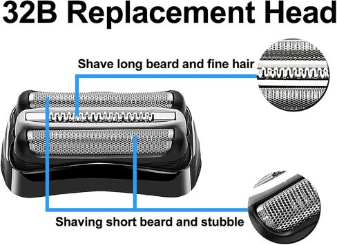 21B Series 3 Electric Shaver Replacement Head Compatible with Braun Series 3 Foil Shaver Replacement Heads 21b 3010s, 3040s,5409,etc for Braun Part 21b in Saudi Arabia