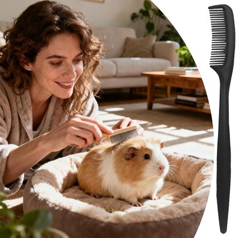 Bunny Brush | Small Animal Hair Grooming Tool,Hamster Comb - for Tiny Pet Ferret Indoor Home Coat Sensitive Skin Daily Care in Saudi Arabia