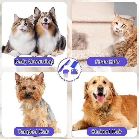 4Pcs Pet Comb, Multi-functional Fine-Tooth Comb for Smooth the Hair, Brush for Pet Dog Cat in Saudi Arabia