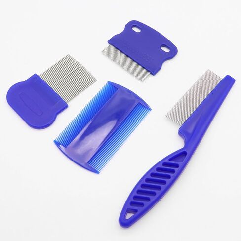 4Pcs Pet Comb, Multi-functional Fine-Tooth Comb for Smooth the Hair, Brush for Pet Dog Cat in Saudi Arabia
