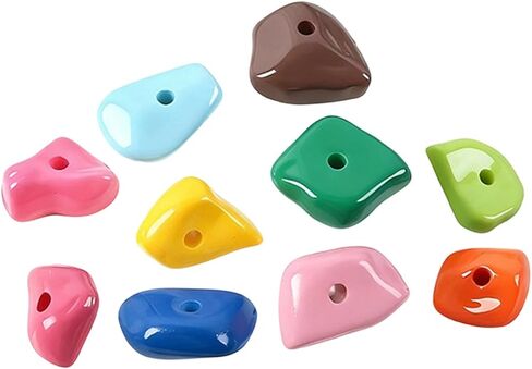 10Pcs Acrylic Reptile Climbing Rock Reptile Habitat Decor Stones Anti Slip Pet Terrarium Grip Stones for Habitat Decoration in Saudi Arabia