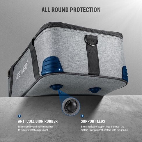 Neewer Trolley Case for Photo Studio Equipment, 30"x11"x11"/77x28x27cm, Tripod Rolling Bag with Wheels/Straps/Padded Compartment/Handle for Light Stands, Strobes, Photography Accessories, PB005 in Saudi Arabia