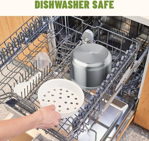 Electric Rice Cooker with One Touch for Asian Japanese Sushi Rice, 5-Cup Uncooked with Stainless Steel Inner Pot, Removable Inner Cover and Steamer, Silver in Kuwait