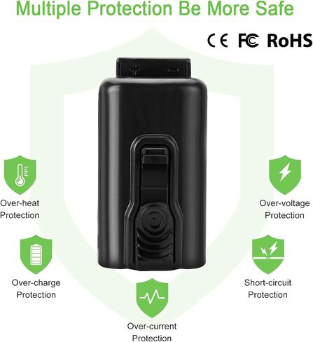 Hanaix 2Pack 4000mAh 6V Battery Compatible with Paslode 404717 B20544E BCPAS-404717 404400 900400 900420 900600 901000 902000 B20720 CF-325 IM200 F18 IM250 IM250A IM350A IM350CT PS604N Ni-MH in Kuwait