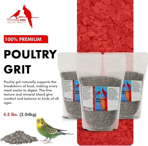 حصى الدواجن لطيور الصباح للطيور 1.5 رطل - مكمل غني بالمعادن لدعم الهضم والكالسيوم - إضافات أعلاف الدواجن الطبيعية وحصى الدجاج للطيور الصحية in Kuwait