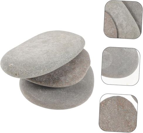 3pcs Turtle Basking Stones Flat Reptile Ramp Platform for Small Turtles and Bearded Dragons Natural Rock Tank Decoration for Freshwater and Saltwater Aquariums Random Color in Saudi Arabia