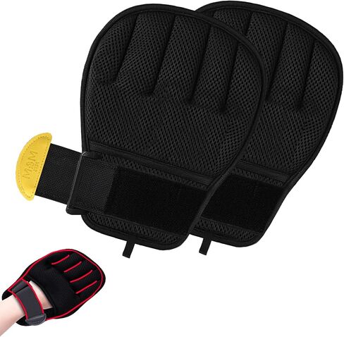 Pet Hair Remover Glove for Cats & Dogs, Patented Adjustable Strap, Reusable Five-Finger Grooming Glove, Non-Slip Fit, Removes Pet Hair from Couch, Carpet, Laundry & Car Seat in Kuwait