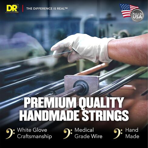 DR Strings PURE BLUES Bass Guitar Strings (PB-45), Silver in Kuwait