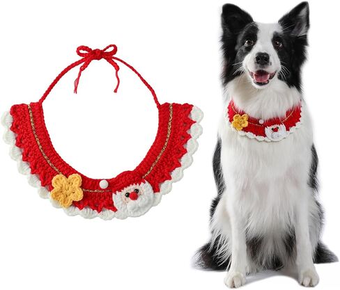 عصابات رأس للكلاب، وشاح عيد الميلاد للكلاب، ملابس، للأولاد والبنات، 3 تصميمات - أزياء للحفلات، أخضر، أحمر ناعم، إكسسوارات للكلاب، مقاس متوسط، كبير، صغير (متوسط، عيد الميلاد 1) in Kuwait