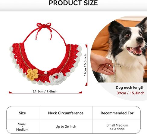 عصابات رأس للكلاب، وشاح عيد الميلاد للكلاب، ملابس، للأولاد والبنات، 3 تصميمات - أزياء للحفلات، أخضر، أحمر ناعم، إكسسوارات للكلاب، مقاس متوسط، كبير، صغير (متوسط، عيد الميلاد 1) in Kuwait