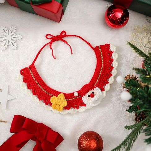 عصابات رأس للكلاب، وشاح عيد الميلاد للكلاب، ملابس، للأولاد والبنات، 3 تصميمات - أزياء للحفلات، أخضر، أحمر ناعم، إكسسوارات للكلاب، مقاس متوسط، كبير، صغير (متوسط، عيد الميلاد 1) in Kuwait