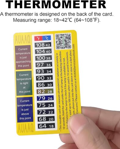 جهاز قياس الأشعة فوق البنفسجية للزواحف 2 في 1 (2، أصفر) in Kuwait