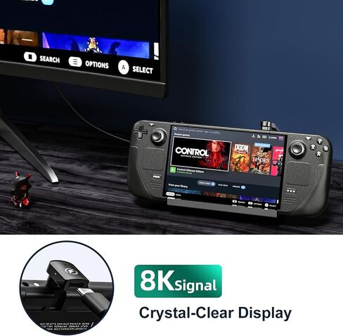 Hancenda USB C Magnetic Adapter 2Pack ، Magnetic Magnetic USB C Adapter 24pin 240W USB4 40GBPS 8K 60HZ VIOLE FOR THERDERBOLT 3/4 ، MacBook Pro/Air iPhone 16/15 ، Steam Deck ، PS5 ، PSVR2 Pink in Kuwait