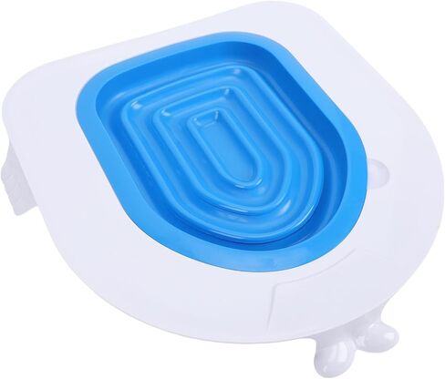 Dpofirs Cat Toilet Training Kit Non Slip Step Design Easy Cleaning for Cat Litter Tray Training Suitable for of All Ages Plastic in Saudi Arabia