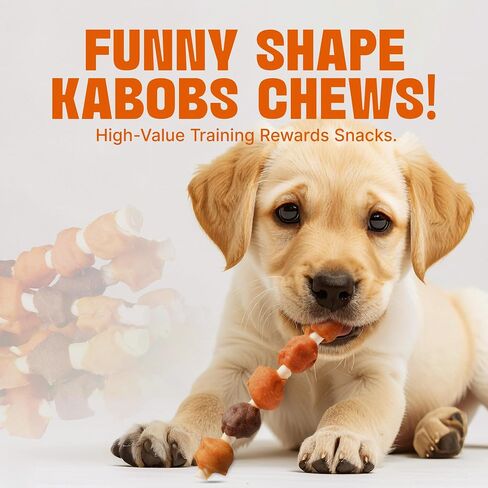 M-PETS Chicken Wrapped Dog Treats 30 pcs Rawhide Chews Sticks, Puppy Training Treat, Snacks for Small and Medium Dogs in Kuwait