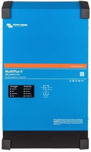 Victron Energy MultiPlus-II 120 فولت، 3000 فولت أمبير 12 فولت عاكس موجة جيبية نقية وشاحن بطارية 120 أمبير in Kuwait