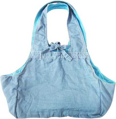 Portable Carrier Jeans Tote Bag Foldable Pet Dogs Travel Out Package Breathable for Small Dogs Organizers Carriers in Saudi Arabia