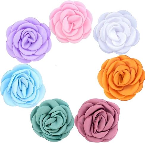 Floral Pet Collar Charm, 7-Pc Small Rosa Garland for Dog Wedding Outfit in Saudi Arabia