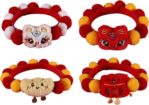 4lots Durability Cats Necklace Charm Yarns Pet Necklace Exquisites Collar for Holiday Gatherings Festives Collar in Saudi Arabia