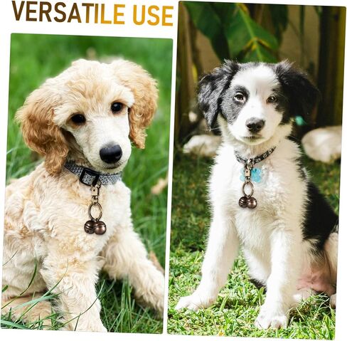 Brass Pet Collar Bell Pendant with Spring Snap Hook Rustic Dog and Cat Collar Charm Safety Signaling Accessory for Training and Tracking in Saudi Arabia