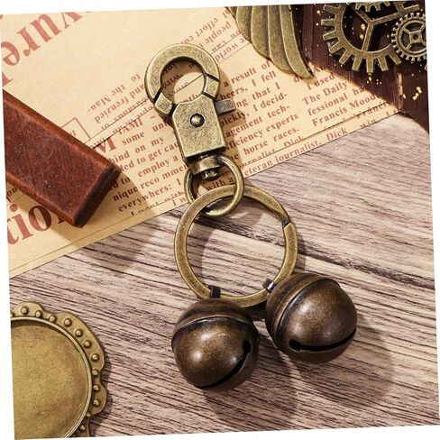 Brass Pet Collar Bell Pendant with Spring Snap Hook Rustic Dog and Cat Collar Charm Safety Signaling Accessory for Training and Tracking in Saudi Arabia