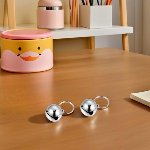 Kisangel 12pcs Bell For Dog Collar: Small Bells For Dogs And Cats - Anti-Lost Pet Collar Charms With Lightweight Design - Pet Supplies in Saudi Arabia