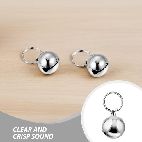 Kisangel 12pcs Bell For Dog Collar: Small Bells For Dogs And Cats - Anti-Lost Pet Collar Charms With Lightweight Design - Pet Supplies in Saudi Arabia