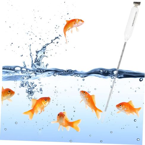 VOSAREA Professional Hydrometer for Sea Water Scale Glass Densitometer for Aquaculture Fish Tanks and Water Laboratories Compact Easy to Use in Saudi Arabia