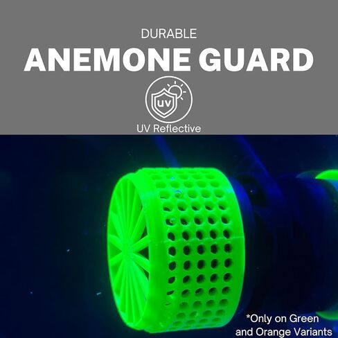 Anemone Guard For Hygger Mini Wave Maker hygger 1600 GPH 14w - PROTECT YOUR ANEMONE AND INVERTS WITH THIS ANEMONE GUARD - MADE WITH FISH SAFE PLASTIC *ORANGE* in Saudi Arabia