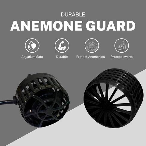 Anemone Guard For Hygger Mini Wave Maker hygger 1600 GPH 14w - PROTECT YOUR ANEMONE AND INVERTS WITH THIS ANEMONE GUARD - MADE WITH FISH SAFE PLASTIC *ORANGE* in Saudi Arabia